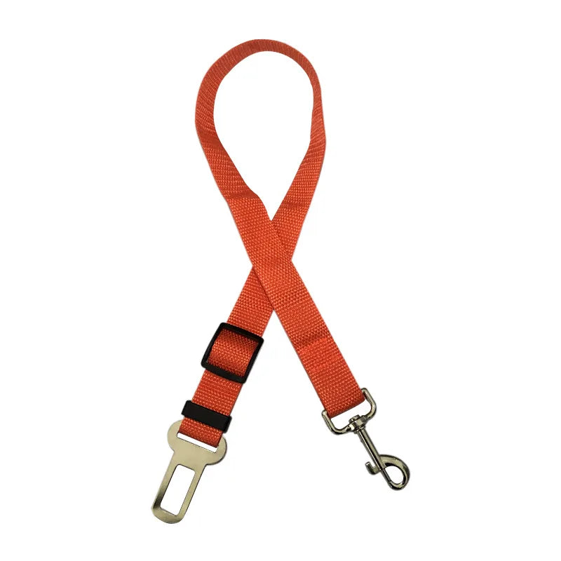 Cinto de segurança ajustável para cães e gatos.
